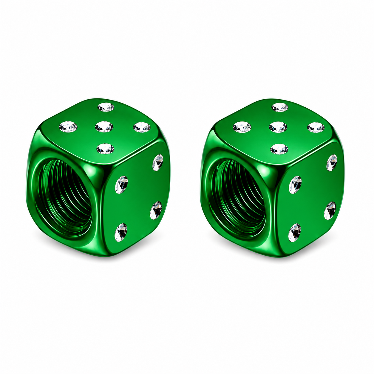 Green Dice Caps