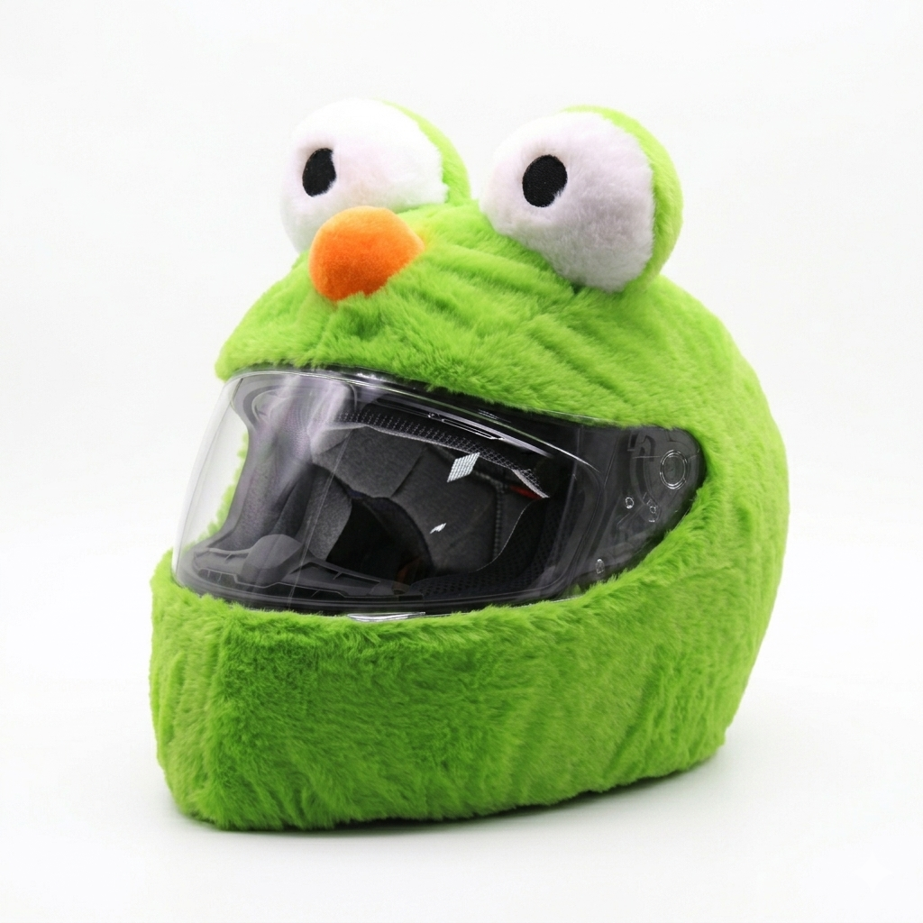 Green Rage Helmet Cover
