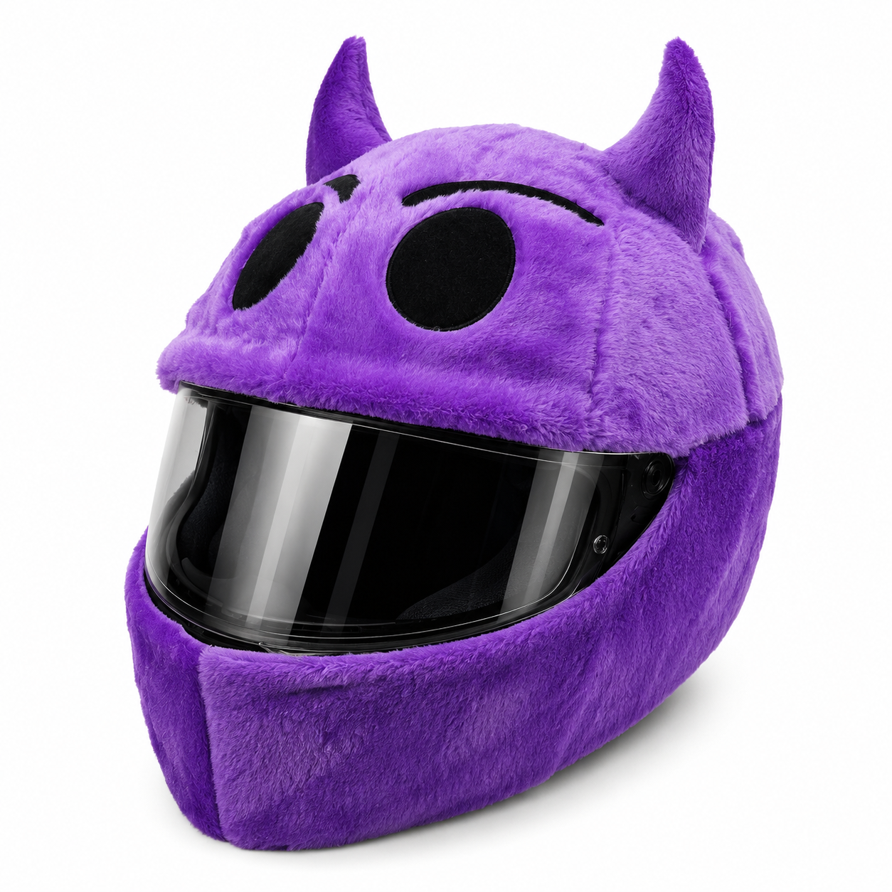 Purple Devil Helmet Cover