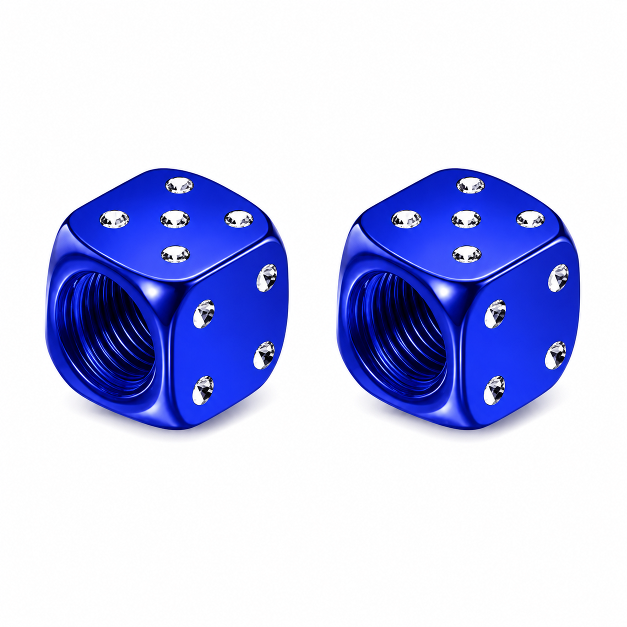 Blue Dice Caps