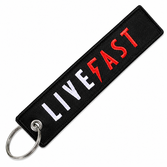Live Fast Speed Tag