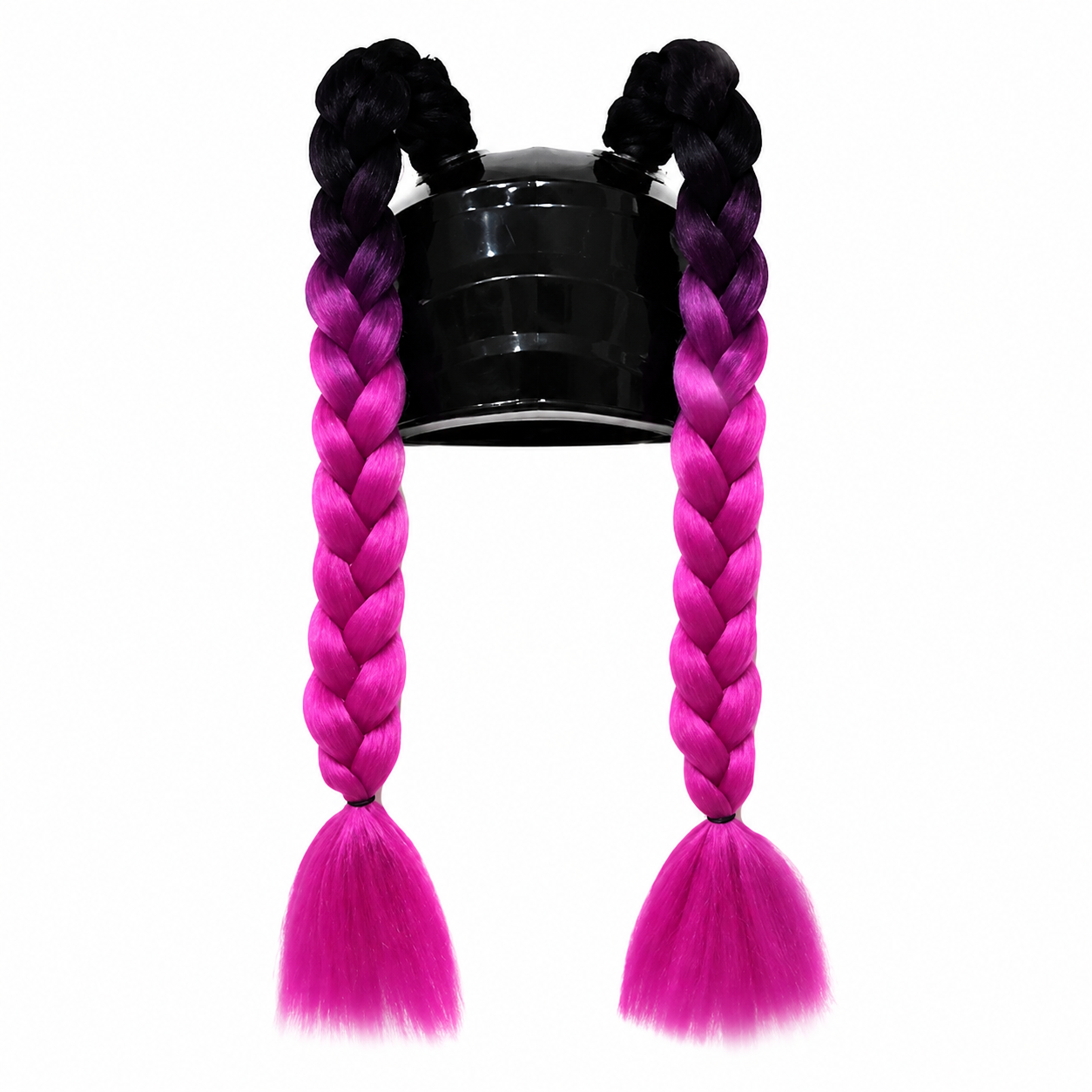 Pink/Black Braids