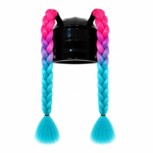 Pink/Blue Braids