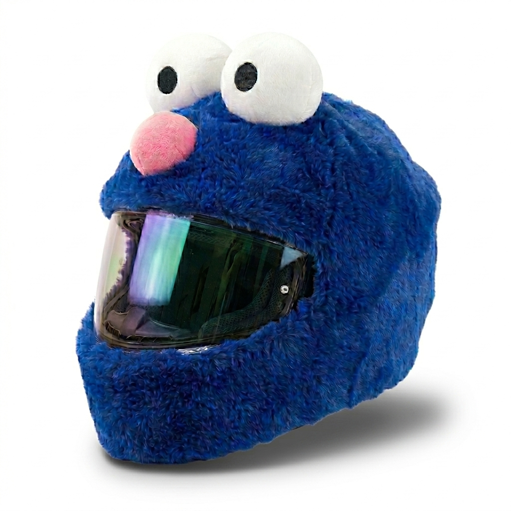 Blue Rage Helmet Cover