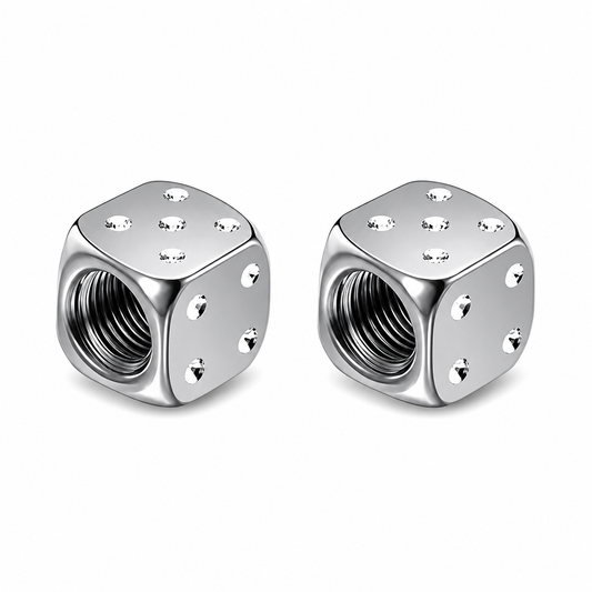 Silver Dice Caps